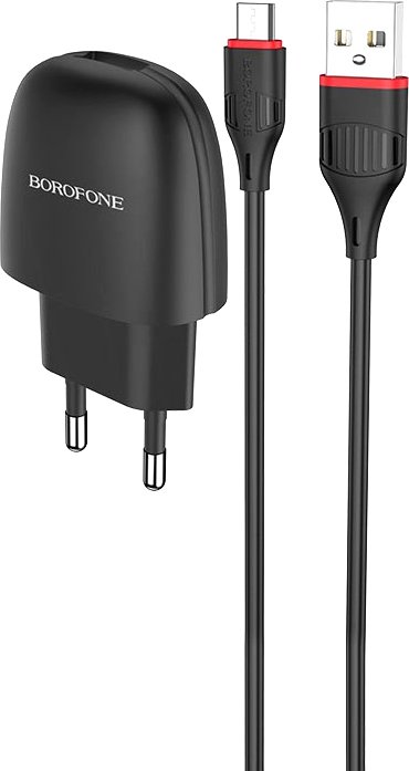 

Сетевое зарядное Borofone BA49A microUSB (черный)