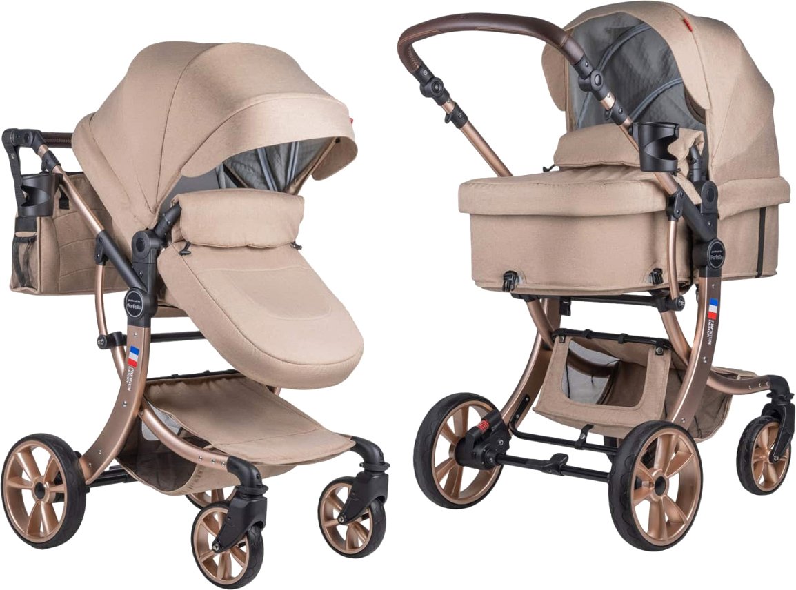 

Универсальная коляска Aimile Original New (2 в 1, кремовый)