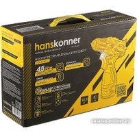 Дрель-шуруповерт Hanskonner HCD1645BLC (с 2-мя АКБ, сумка)