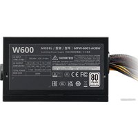 Блок питания Cooler Master Elite NEX W600 MPW-6001-ACBW-BEU