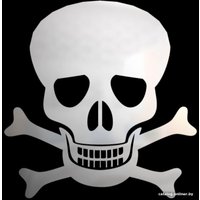 Самоклеящийся зеркальный декор MirrorWall Череп