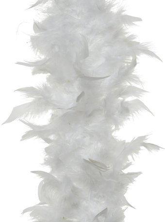 Мишура Albero Di Natale Мишура из перьев 150 см 728884 (белый)