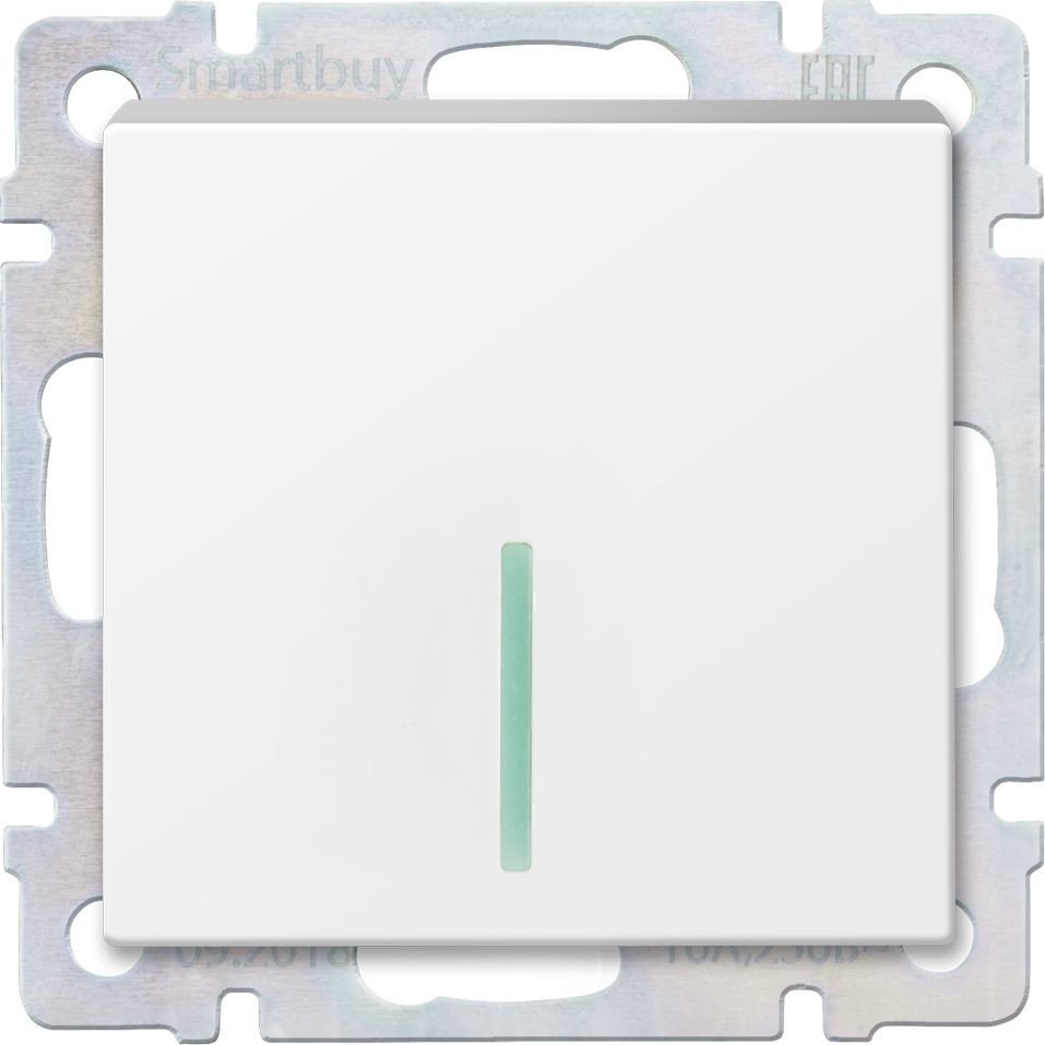 Выключатель проходной Smart Buy SBE-05w-10-SW12-1 (белый)
