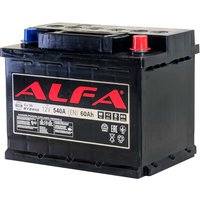 Автомобильный аккумулятор ALFA Hybrid 60 R (60 А·ч) в Бобруйске