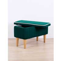 Банкетка MONOFIX Амма с ящиком (зеленый №33)