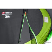 Батут Alpin 4.35 м с защитной сеткой и лестницей