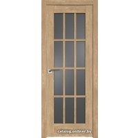 Межкомнатная дверь ProfilDoors 102XN L 60x200 (каштан натуральный, стекло графит)