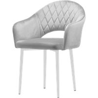 Стул Памир София F80 Поворотный (серый минт/белая опора)