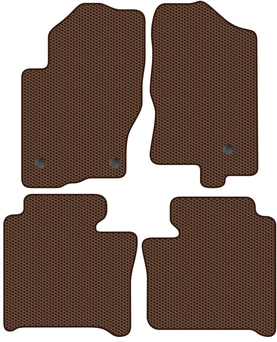 

Комплект ковриков для авто Alicosta Nissan Navara c бардачком II (пикап / D40) 2010 - 2015 (коричневый, сота)