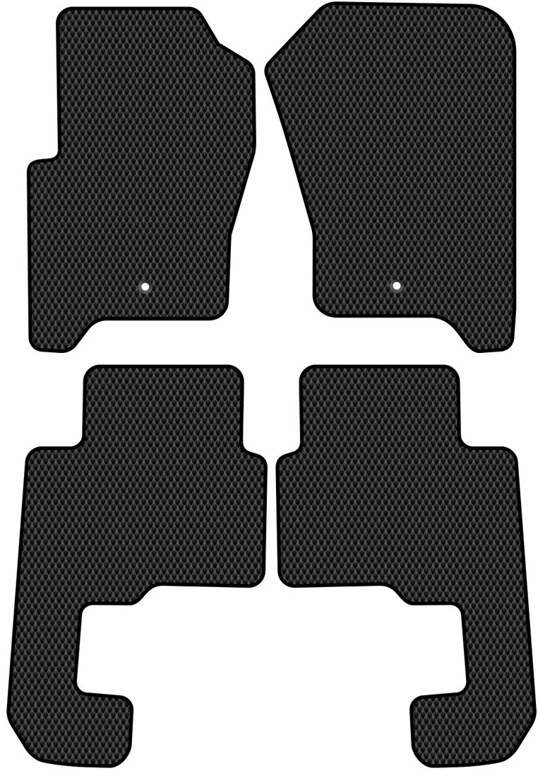 

Комплект ковриков для авто Alicosta Land Rover Discovery III (suv / L319) 2004 - 2009 (черный, ромб)