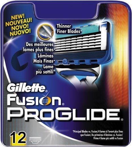 

Сменные кассеты для бритья Gillette Fusion ProGlide (12 шт)