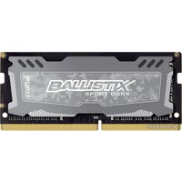 Оперативная память Crucial Ballistix Sport LT 8GB DDR4 SODIMM PC4-19200 BLS8G4S240FSDK