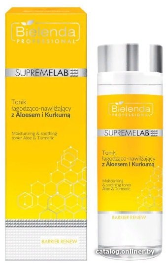 Bielenda Тоник Supremelab Barrier Renew Успок. с алоэ и куркумой 200 мл