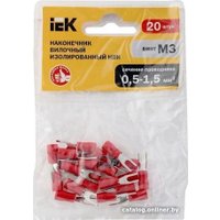 Наконечник для кабеля IEK НВИ1.25-3 UNL10-4-D15-4-3 (20 шт)