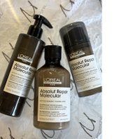 Serie Expert Absolut Repair Molecular набор (сыворотка 250 мл, шампунь 1500 мл, маска 100 мл)