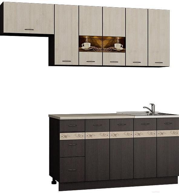 

Готовая кухня Senira Вяселка 2/1 1.5м + шкаф настенный В-083