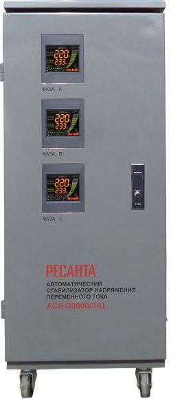 

Стабилизатор напряжения Ресанта АСН-30000/3-Ц
