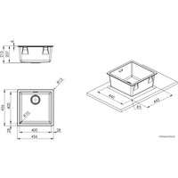 Кухонная мойка Smeg VZP45B