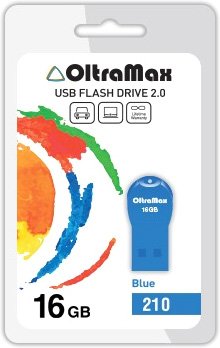 USB Flash OltraMax 210 16GB (синий) [OM-16GB-210-Blue]