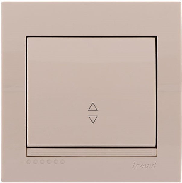 

Выключатель проходной Lezard Deriy 702-0303-105 (кремовый)