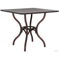 Кухонный стол Мебель Импэкс Leset Тор квадратный (темный орех)