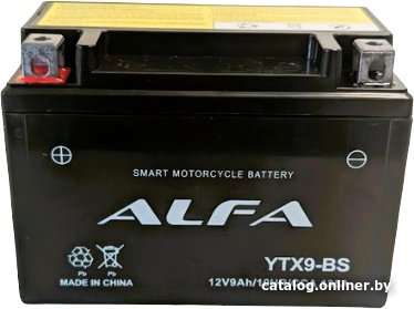 Мотоциклетный аккумулятор ALFA YTX9-BS (9 А·ч)