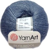 Silky Wool 331 25 г 190 м (серый)