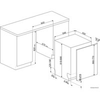 Встраиваемая посудомоечная машина Smeg STL67120