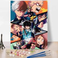 Картина по номерам Red Panda My Hero Academia p54495