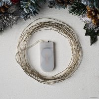 Светодиодная гирлянда роса Luazon Нить 5 м роса 2433899 (фиолетовый)