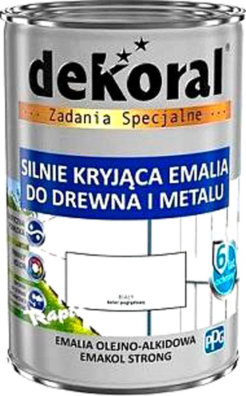 

Эмаль Dekoral Emakol Strong 0.9 л (коричневый)