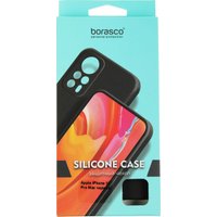 Чехол для телефона BoraSCO Silicone Case для Apple iPhone 15 Pro Max 72415 (черный)