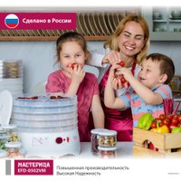 Сушилка для овощей и фруктов Мастерица EFD-0502VM (5 прозрачных поддонов и 1 поддон для пастилы)