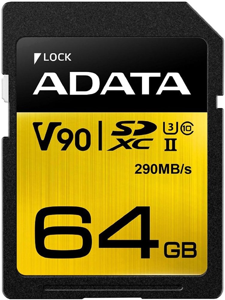 

Карта памяти ADATA Premier ONE ASDX64GUII3CL10-C SDXC 64GB