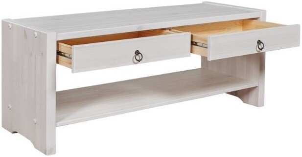 

Скамья ММЦ Стокгольм (с ящиками, белый воск)