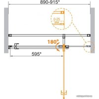 Душевая дверь Cezares VALVOLA-B-1-90-C-Cr