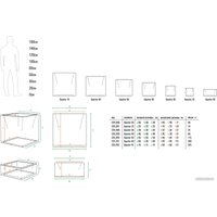 Кашпо Berkano Quarter 40 (темно-зеленый)