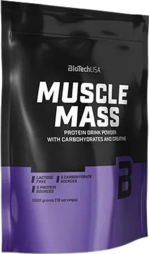 Гейнер BioTech USA Muscle Mass (шоколад, 1кг)