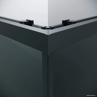 Душевой уголок Grossman Cosmo 80x80x195 300.K33.02.8080.21.10 (черный матовый/тонированное стекло)