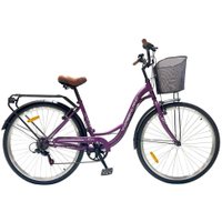 Велосипед Greenland Alice 28 7S (фиолетовый)