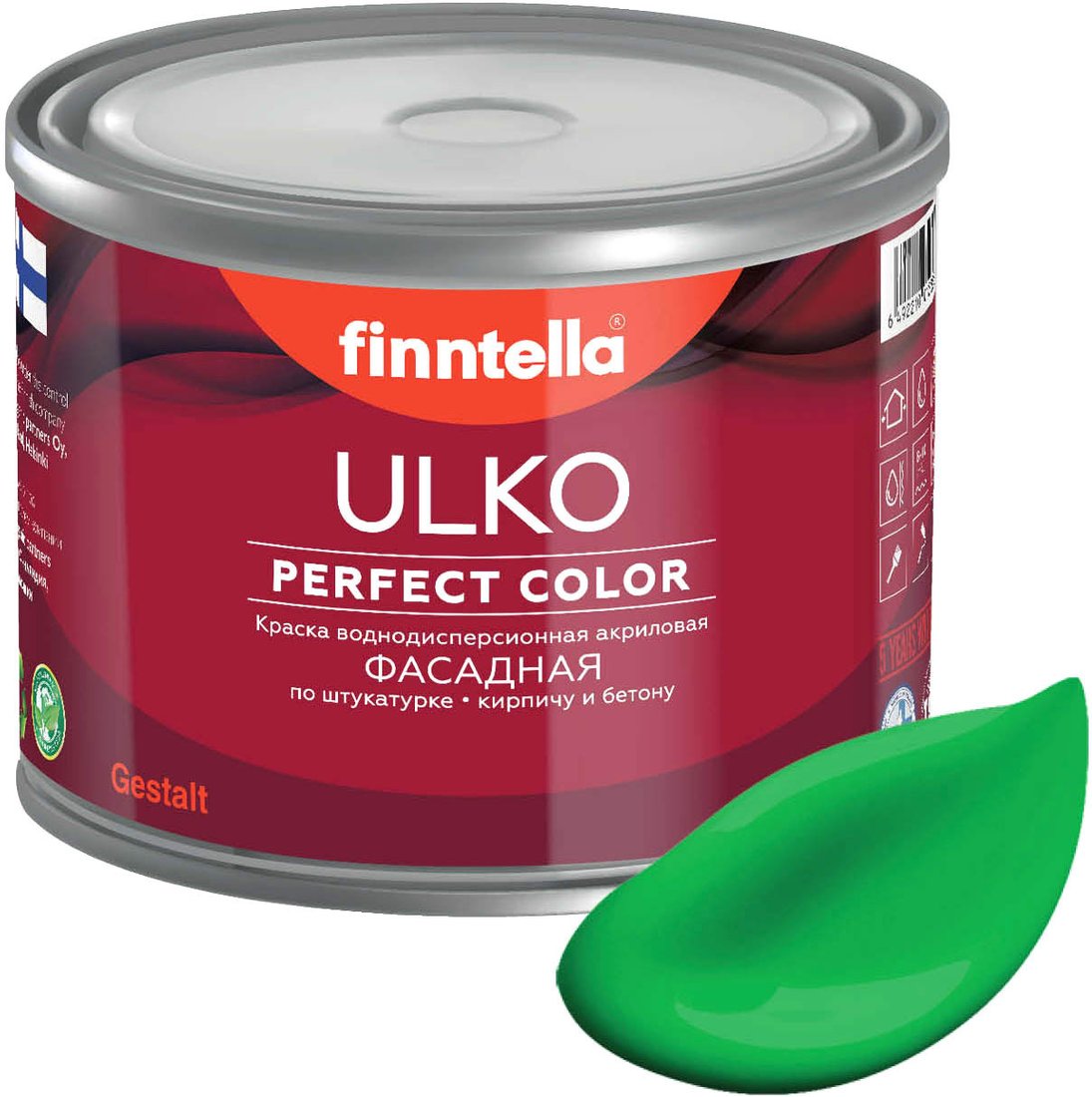 

Краска Finntella Ulko Niitty F-05-1-1-FL131 0.9 л (луговой)