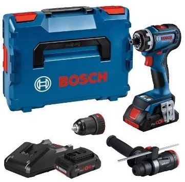 

Дрель-шуруповерт Bosch GSR 18V-90 FC Professional 06019K6205 (с 2-мя АКБ, набор сменных патронов, кейс)