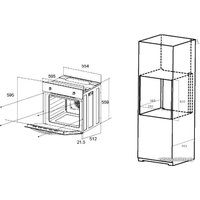 Электрический духовой шкаф MAUNFELD EOEM.589B