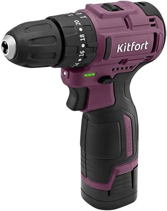 Ударная дрель-шуруповерт Kitfort KT-6505 (с 1-им АКБ)