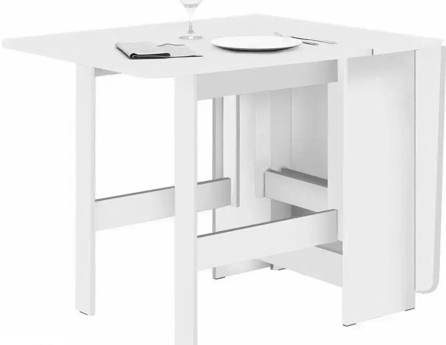 

Кухонный стол Атлант Раскладной (белый)