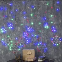 Гирлянда бахрома Luazon Снежинки 2361712