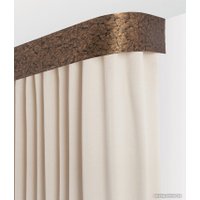 Карниз для штор Legrand Стоун с поворотами 7см 3м 2р 58101279 (кварц/венге)