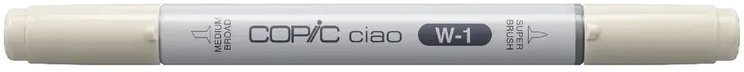 

Маркер перманентный Copic Ciao W-1 22075325 (теплый серый №1)