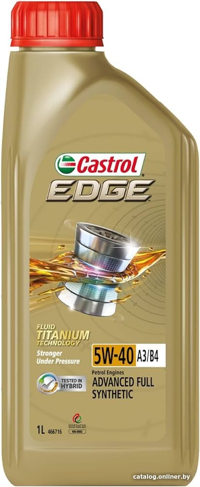 Моторное масло Castrol EDGE 5W-40 A3/B4 1л