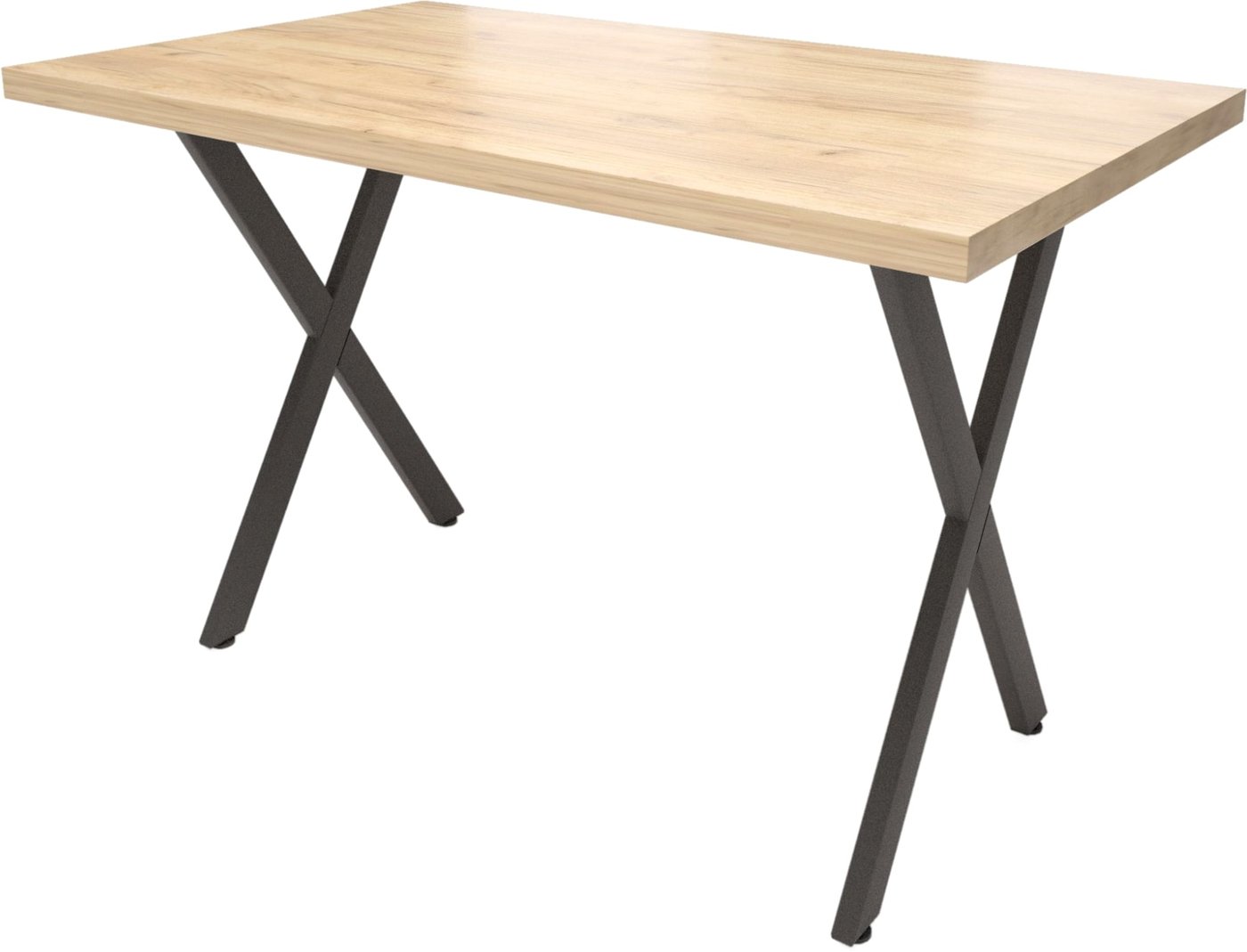 

Кухонный стол Millwood Лофт Хьюстон Light 130x80 (36 мм, золотой Craft/черный)